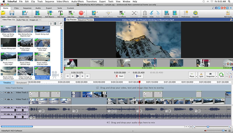 mac os using server for video editing